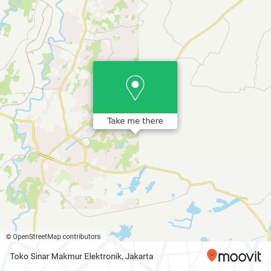 Toko Sinar Makmur Elektronik, Cileungsi 16820 map