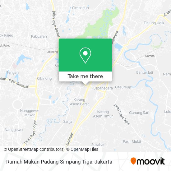 Rumah Makan Padang Simpang Tiga map