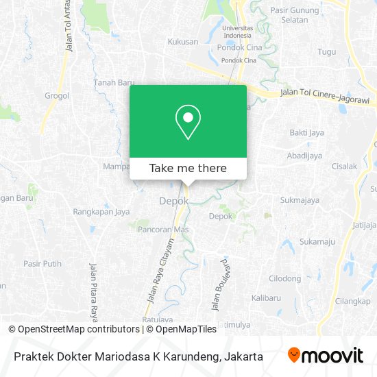 Praktek Dokter Mariodasa K Karundeng map