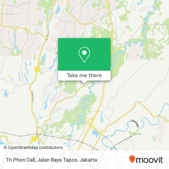 Tri Phon Call, Jalan Raya Tapos map
