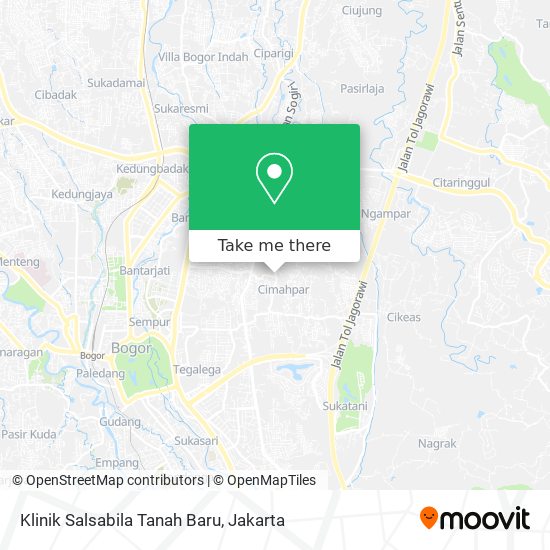 Klinik Salsabila Tanah Baru map