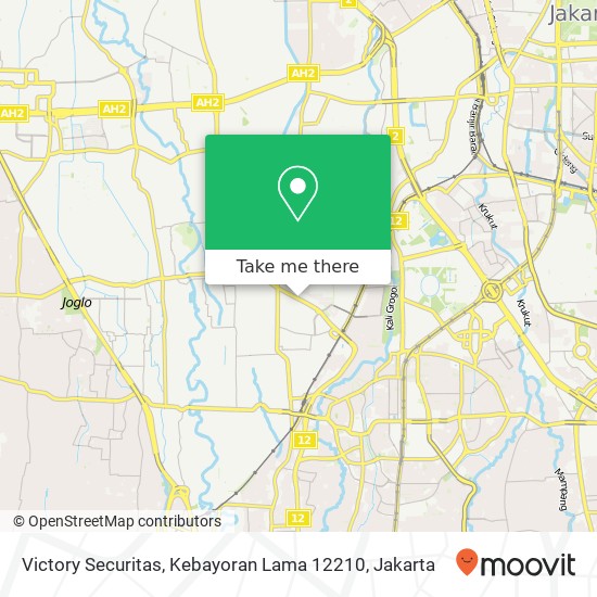 Victory Securitas, Kebayoran Lama 12210 map