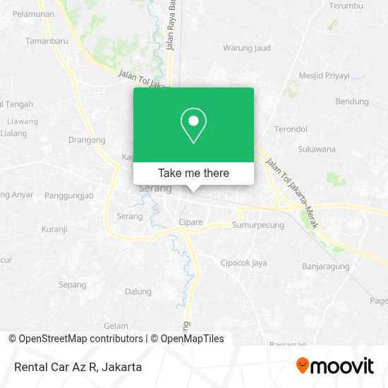 Rental Car Az R map