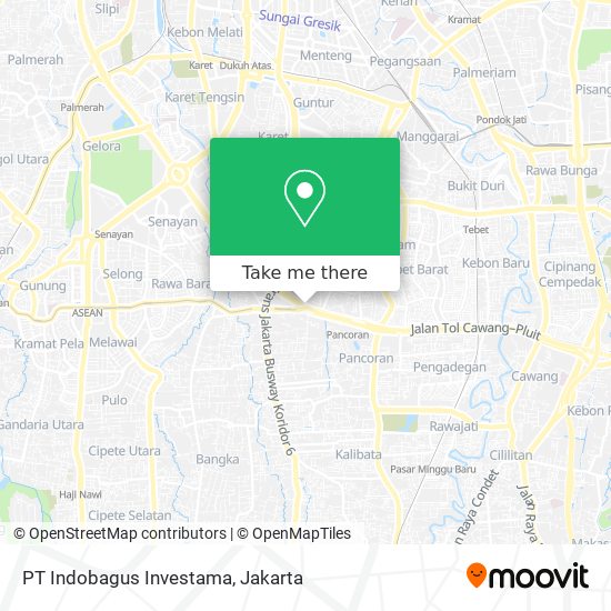 PT Indobagus Investama map