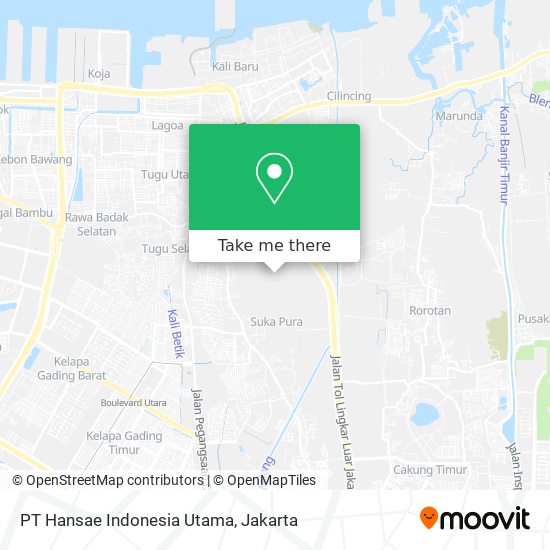 PT Hansae Indonesia Utama map