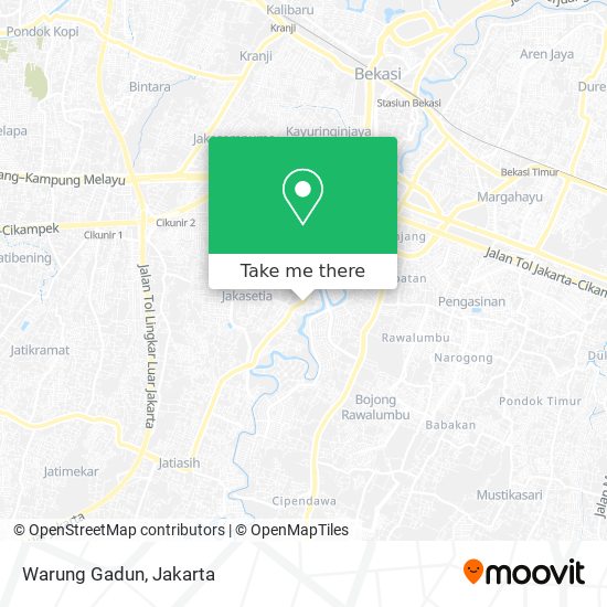 Warung Gadun map