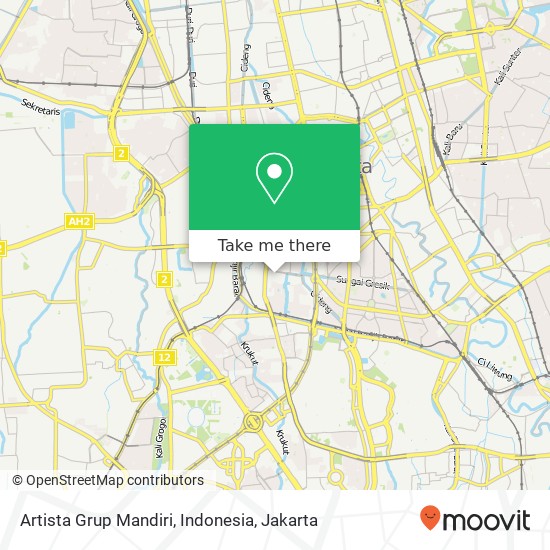 Artista Grup Mandiri, Indonesia map