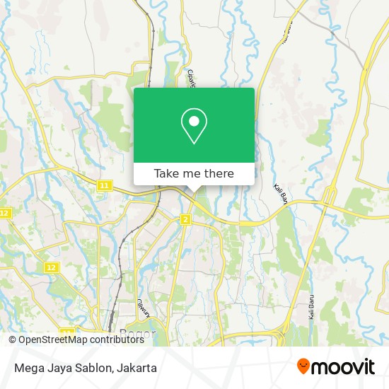 Mega Jaya Sablon map