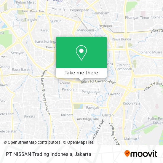 PT NISSAN Trading Indonesia map