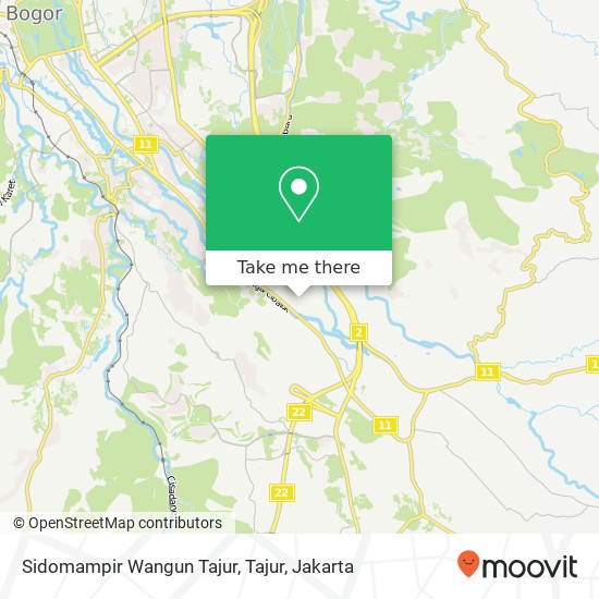 Sidomampir Wangun Tajur, Tajur map