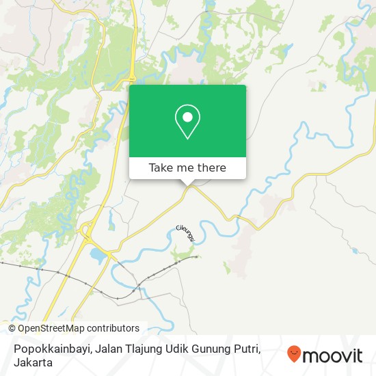 Popokkainbayi, Jalan Tlajung Udik Gunung Putri map