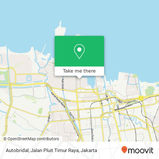 Autobridal, Jalan Pluit Timur Raya map