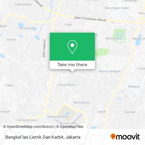 Bengkel las Listrik Dan Karbit map