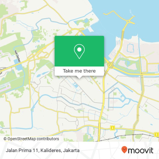 Jalan Prima 11, Kalideres map