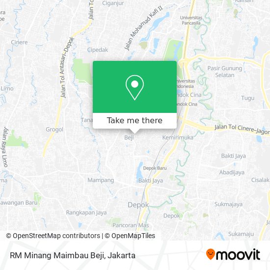 RM Minang Maimbau Beji map