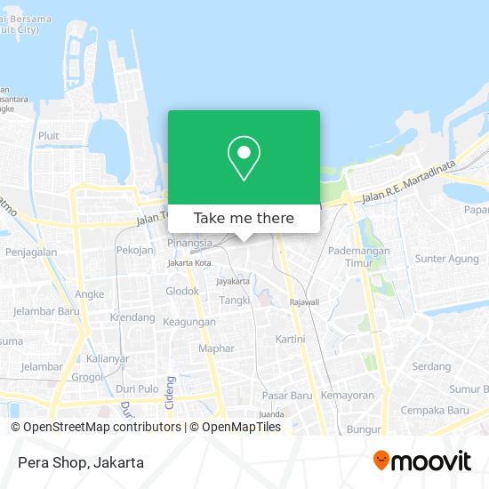 Pera Shop map