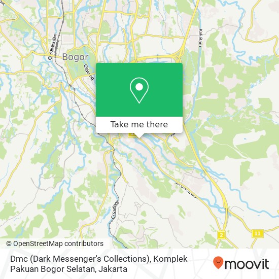 Dmc (Dark Messenger's Collections), Komplek Pakuan Bogor Selatan map