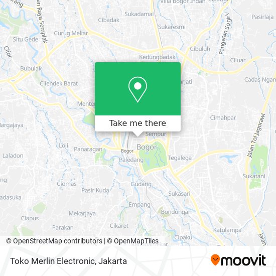Toko Merlin Electronic map