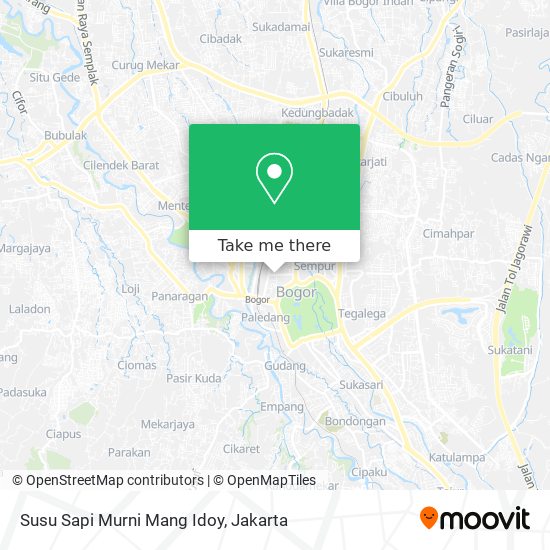 Susu Sapi Murni Mang Idoy map