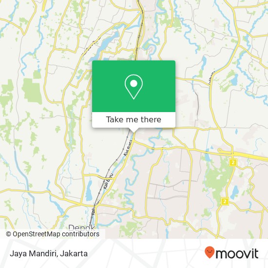 Jaya Mandiri, Jalan Margonda Raya map