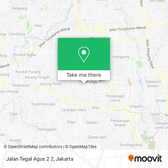 Jalan Tegal Agus 2 2 map