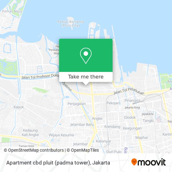 Apartment cbd pluit (padma tower) map