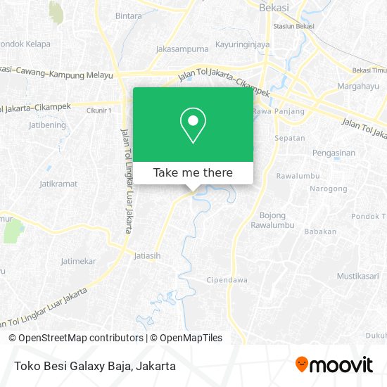 Toko Besi Galaxy Baja map