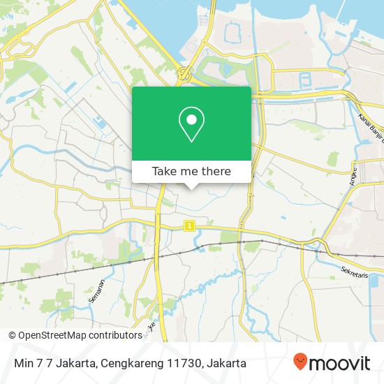 Min 7 7 Jakarta, Cengkareng 11730 map