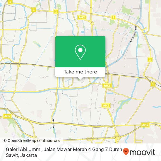 Galeri Abi Ummi, Jalan Mawar Merah 4 Gang 7 Duren Sawit map