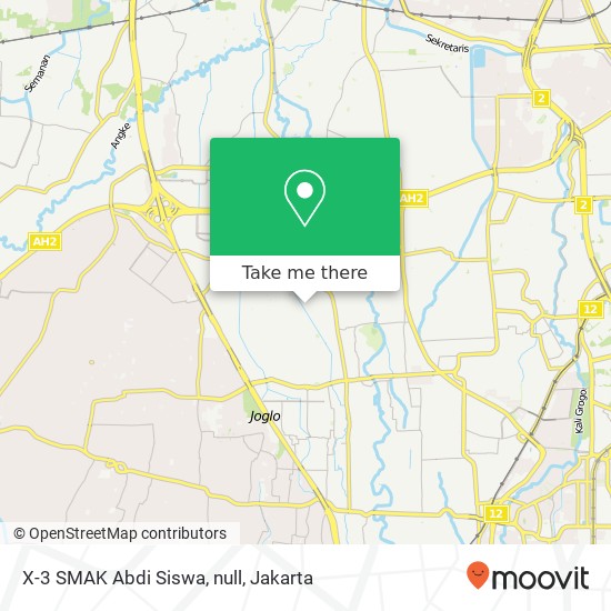 X-3 SMAK Abdi Siswa, null map