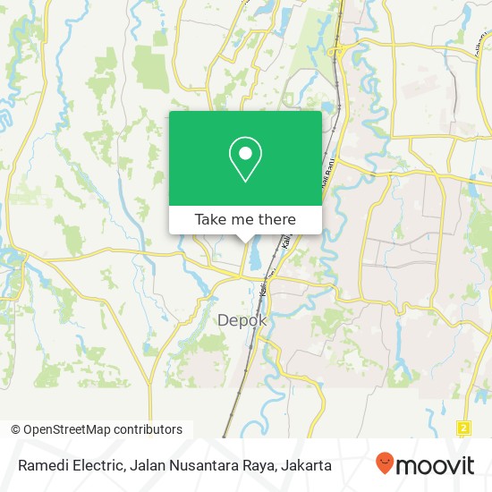 Ramedi Electric, Jalan Nusantara Raya map
