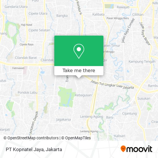 PT Kopnatel Jaya map