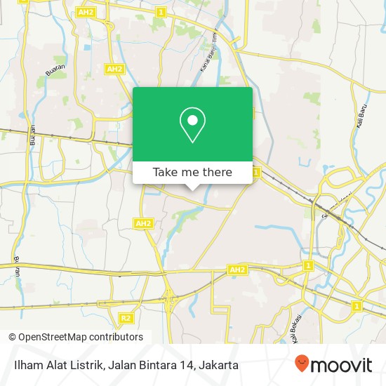 Ilham Alat Listrik, Jalan Bintara 14 map