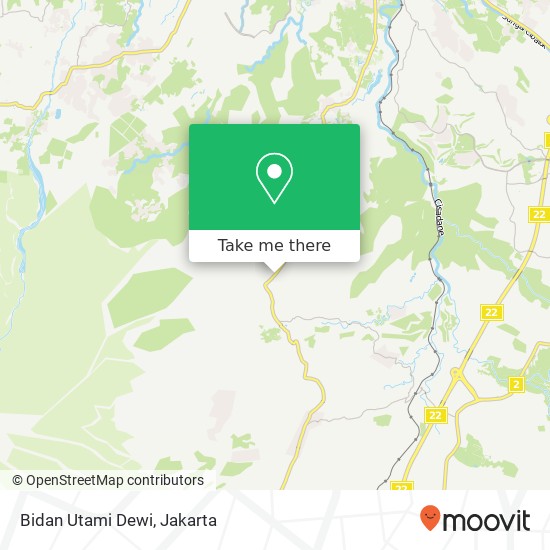Bidan Utami Dewi, Jalan Raya Cihideung map