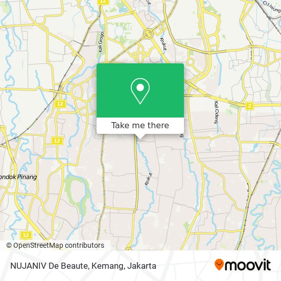 NUJANIV De Beaute, Kemang map