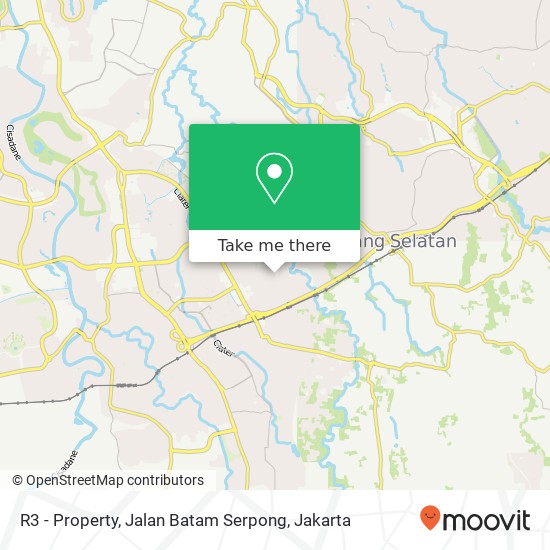 R3 - Property, Jalan Batam Serpong map