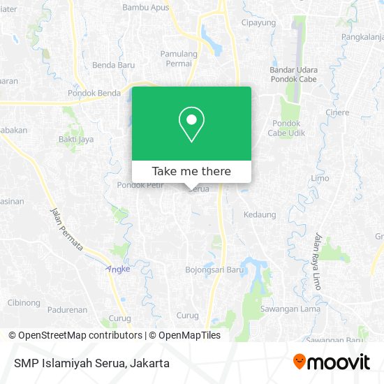 SMP Islamiyah Serua map