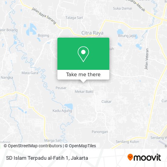 SD Islam Terpadu al-Fatih 1 map