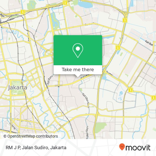 RM J P, Jalan Sudiro map