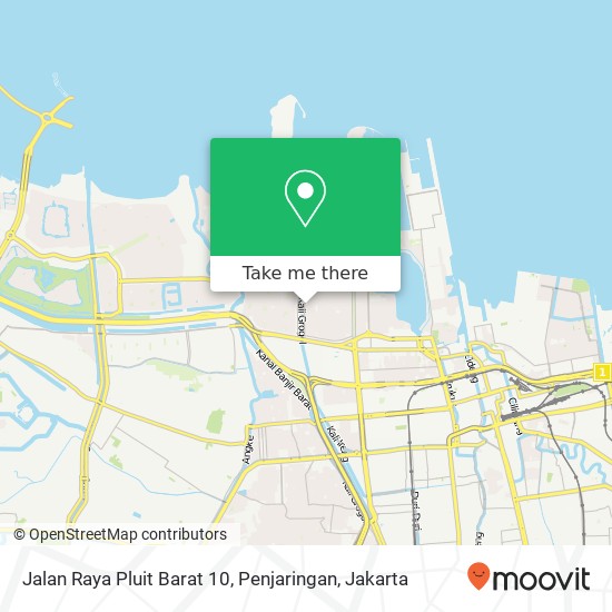 Jalan Raya Pluit Barat 10, Penjaringan map