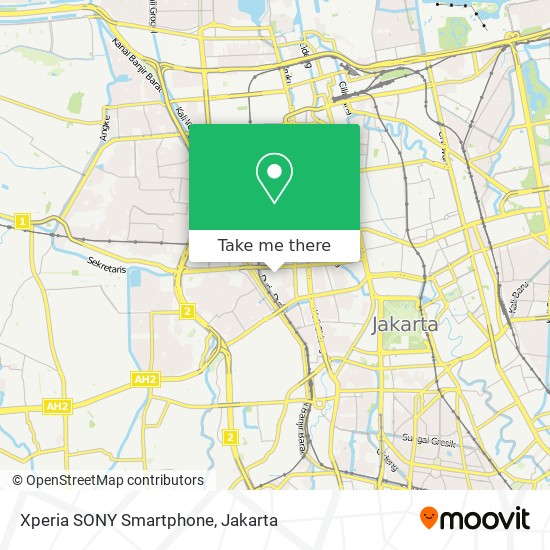 Xperia SONY Smartphone map