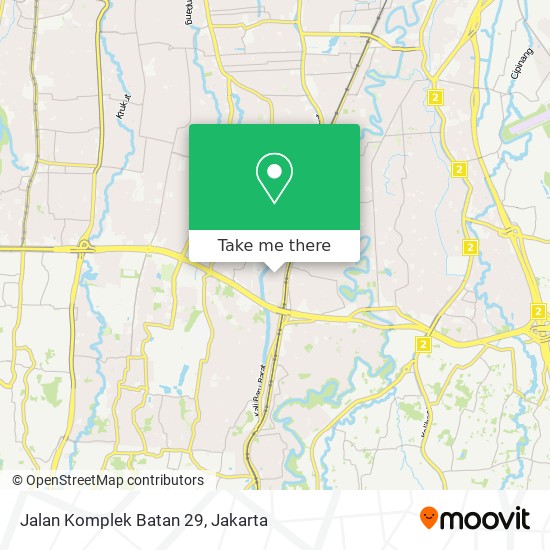 Jalan Komplek Batan 29 map