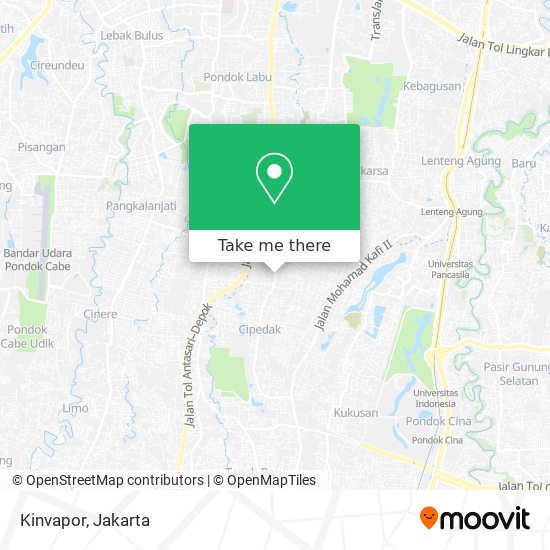 Kinvapor map