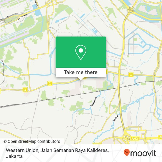 Western Union, Jalan Semanan Raya Kalideres map