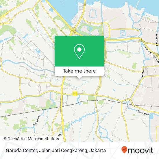 Garuda Center, Jalan Jati Cengkareng map