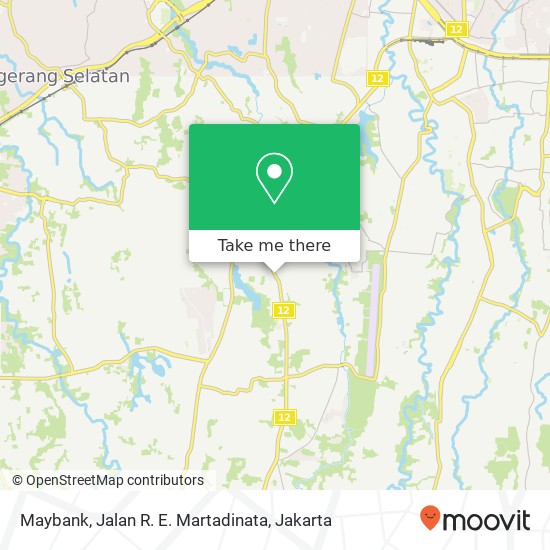 Maybank, Jalan R. E. Martadinata map