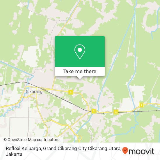 Reflexi Keluarga, Grand Cikarang City Cikarang Utara map