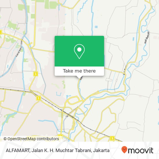 ALFAMART, Jalan K. H. Muchtar Tabrani map