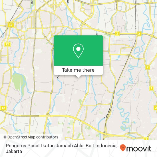 Pengurus Pusat Ikatan Jamaah Ahlul Bait Indonesia map