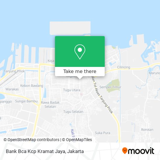 Bank Bca Kcp Kramat Jaya map